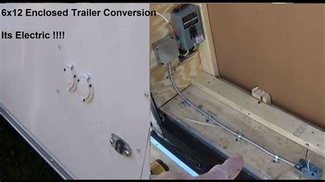 how to put electricity in a box trailer|enclosed trailer 110 volt wiring.